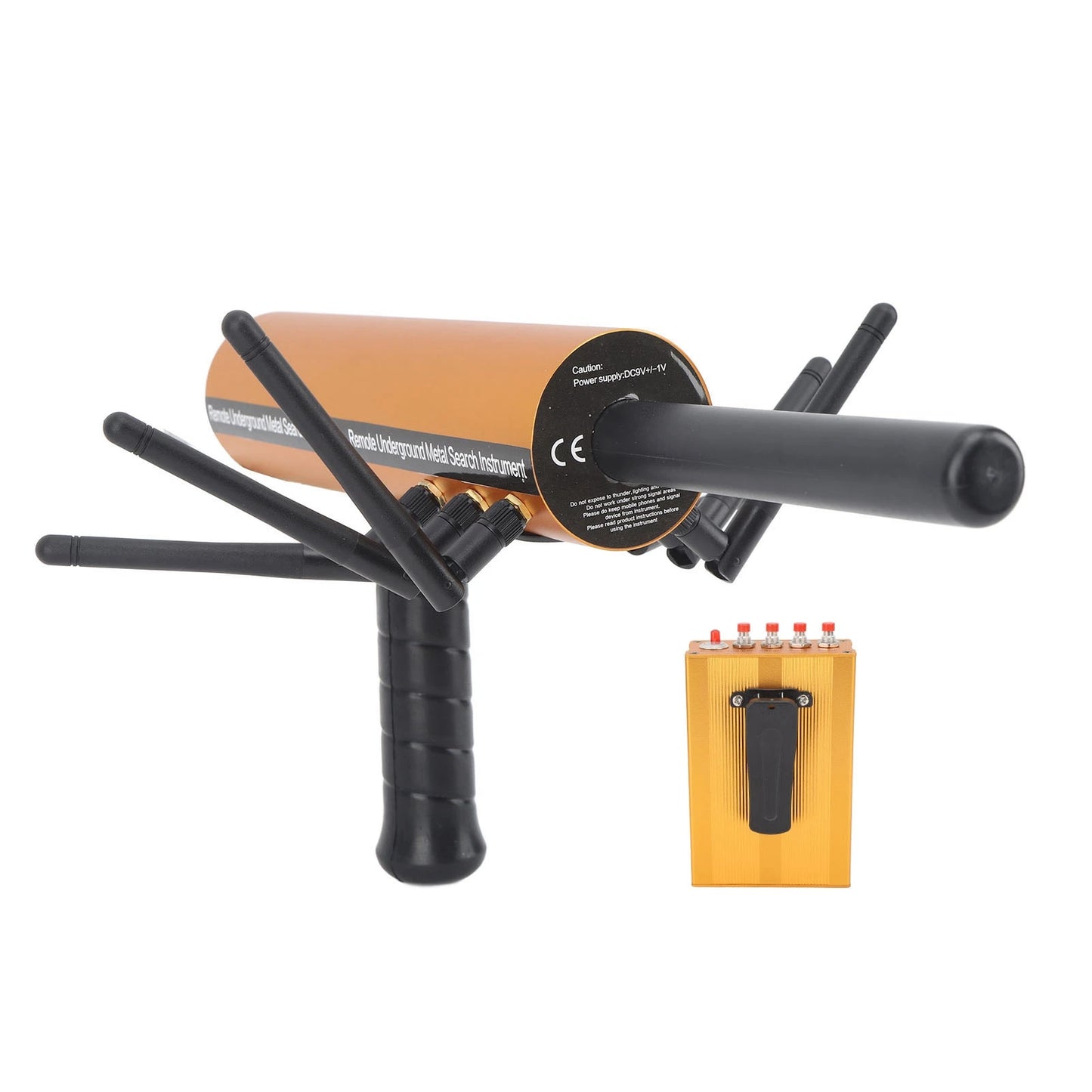AKS Metal Detector Pinpointer 6 Antenna For Accurate Gold Detection