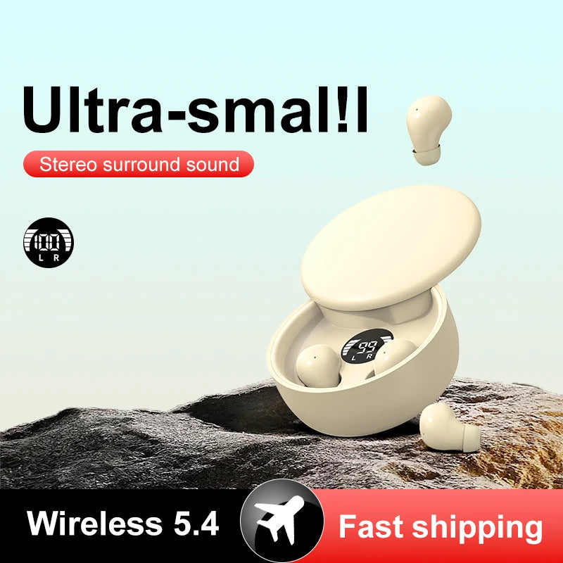 SHUKE Wireless Bluetooth Sleep Headphones With Mic Waterproof