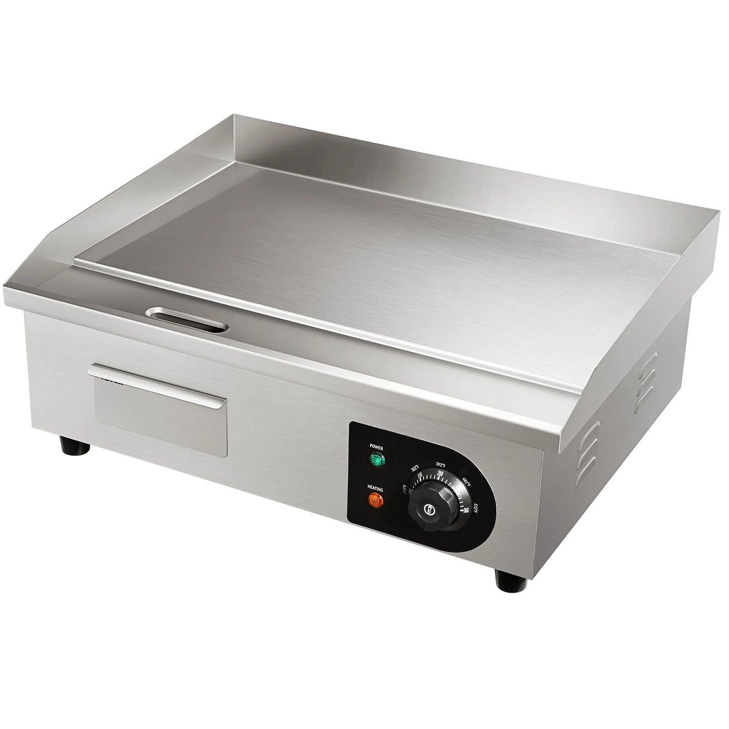 SucceBuy Stainless Electric Grill Teppanyaki Griddle Temp Control
