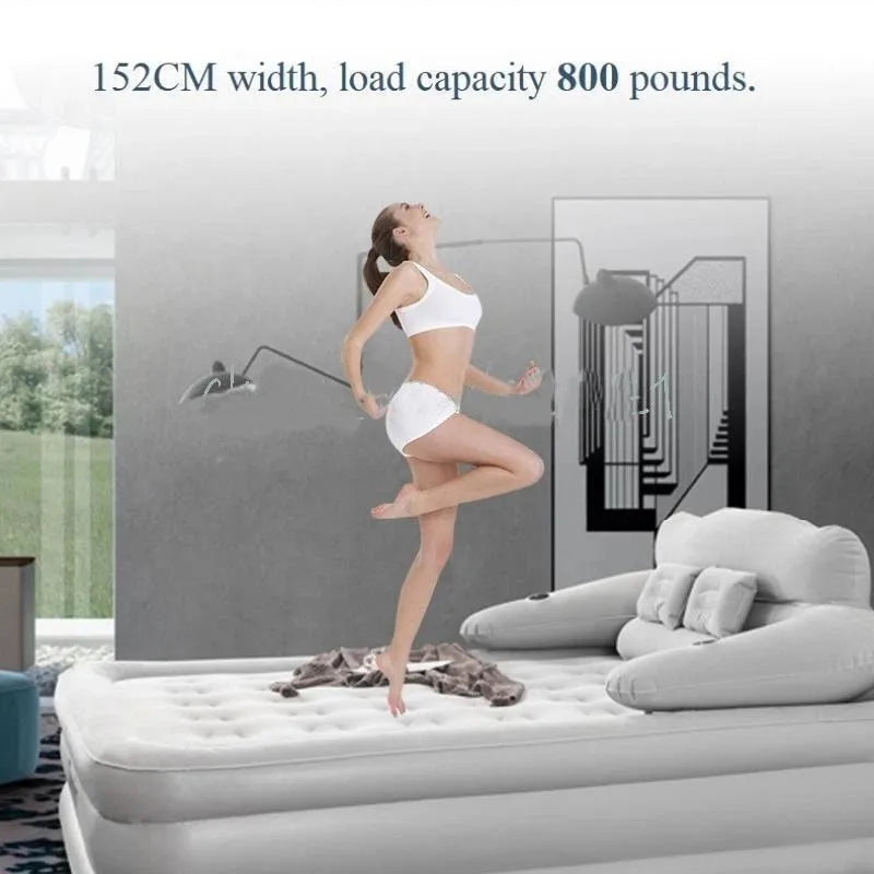Air Mattress Sofa Bed for Outdoor and Indoor Camping Couch