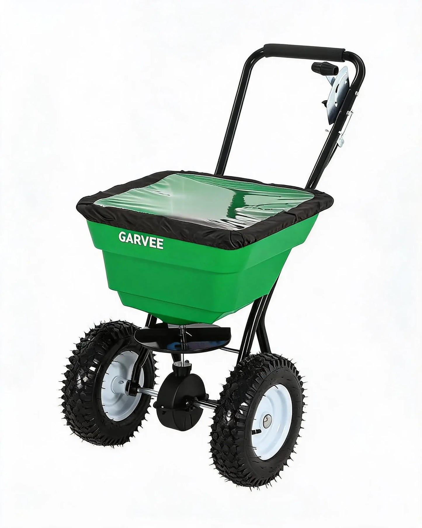 80 Lbs Capacity Push Broadcast Spreader Heavy Duty For Lawns