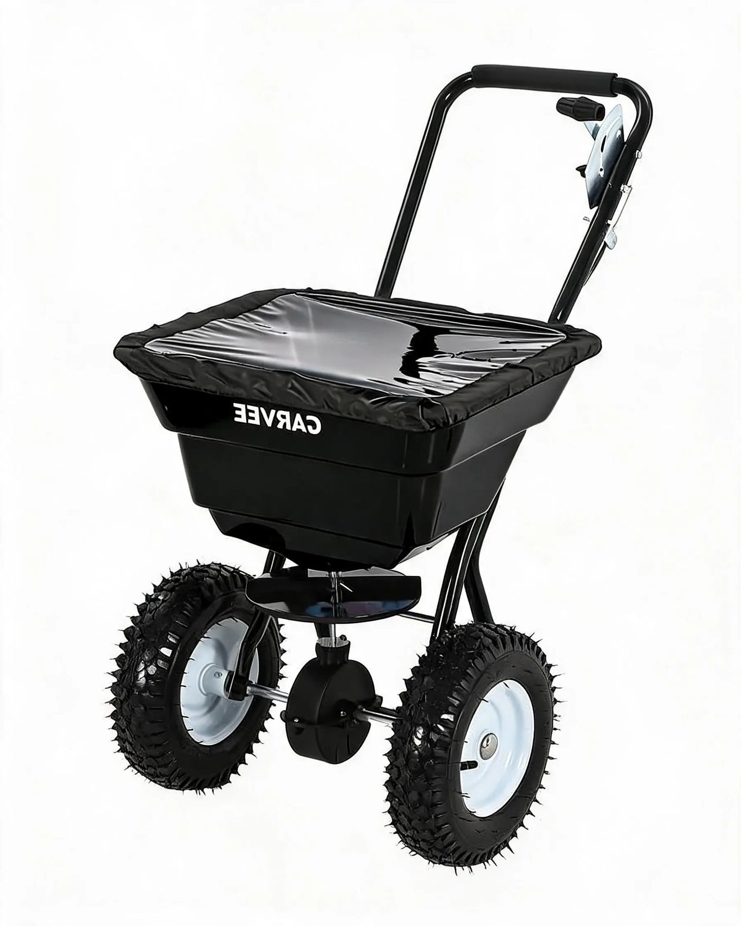 80 Lbs Capacity Push Broadcast Spreader Heavy Duty For Lawns