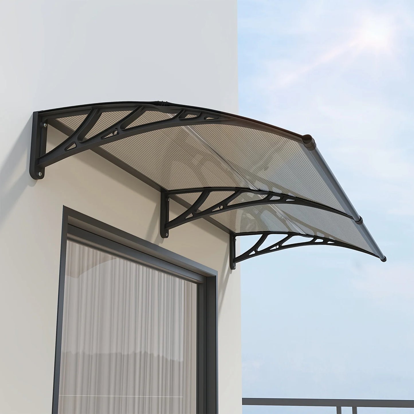 GUANSU-CN Awning Canopy for Doors and Windows UV Protection