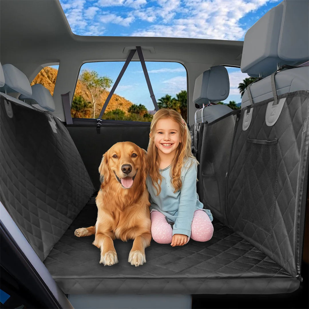 BINGOPAW Waterproof Dog Car Seat Cover Seat Extender Hammock