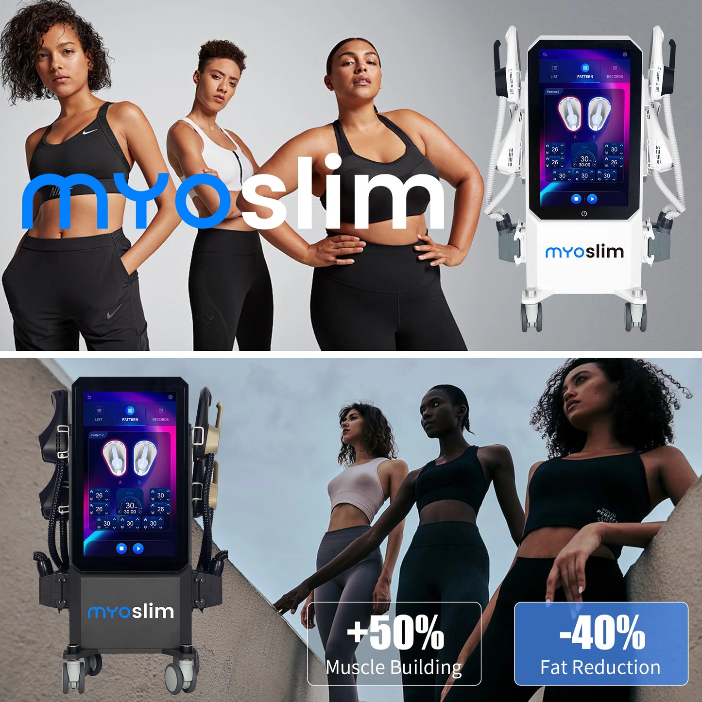 Myoslim EMS RF Body 6500W Sculpting Machine for Noninvasive Contouring