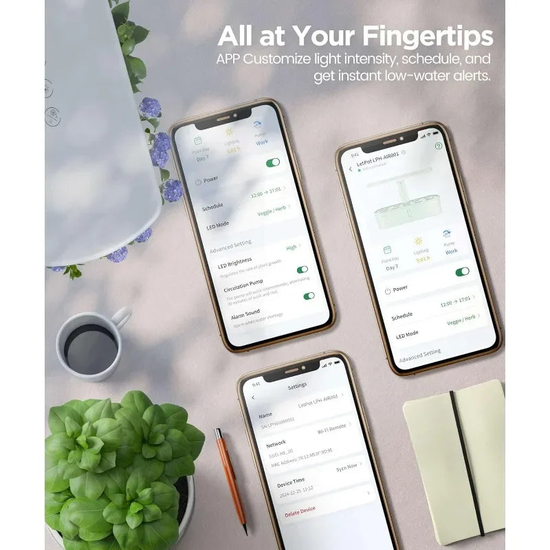 Hydroponics Growing System Kit Smart Indoor Garden With WiFi