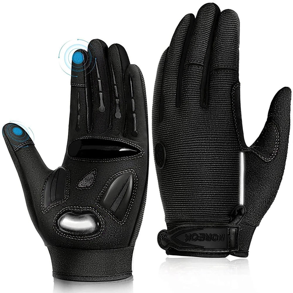 MOREOK Racing Gloves Breathable MTB Cycling Non Slip Touch Screen