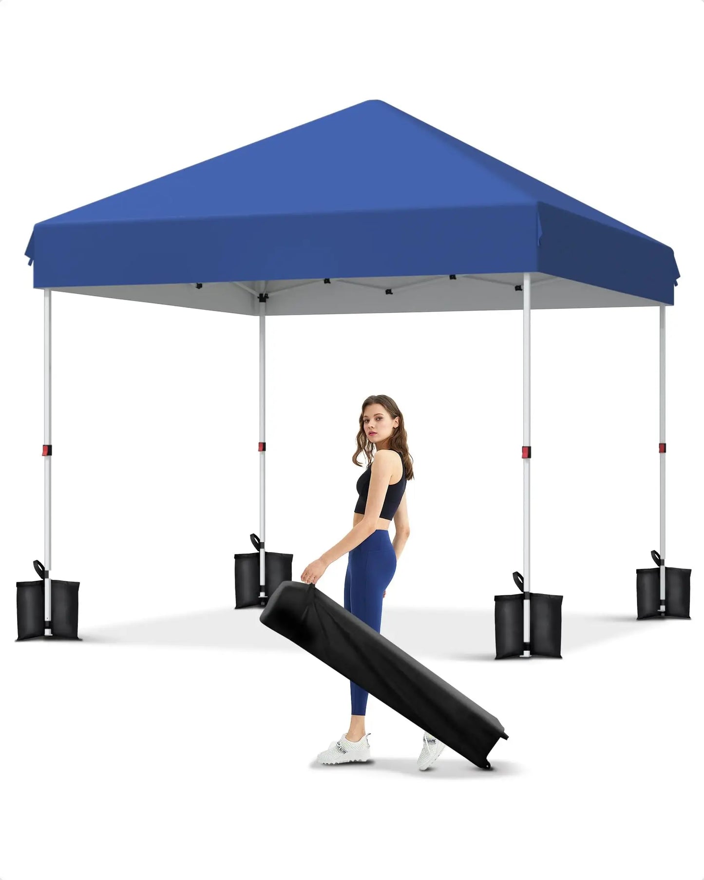 Pop Up Canopy Tent Waterproof Instant Shelter Wheeled Bag