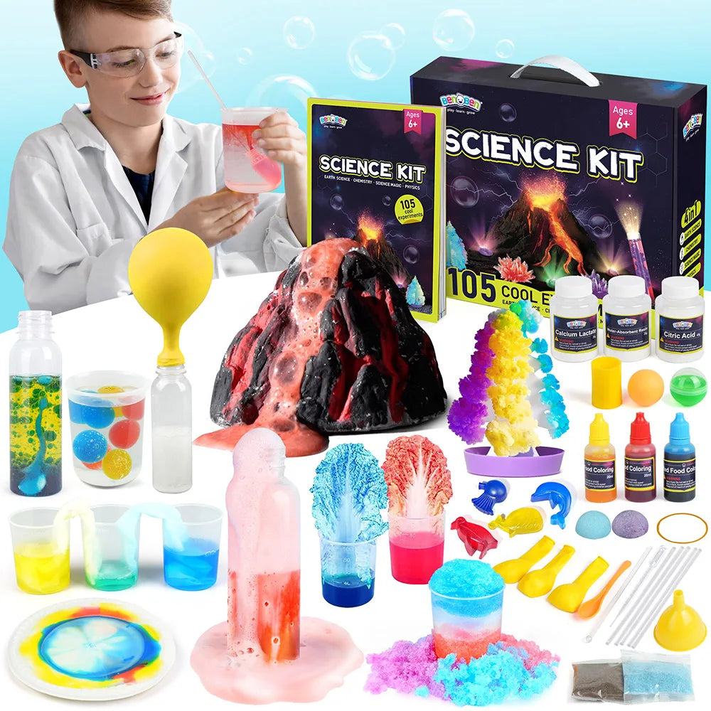 Science Kit for Kids 105 Experiments STEM Educational Toy Gift