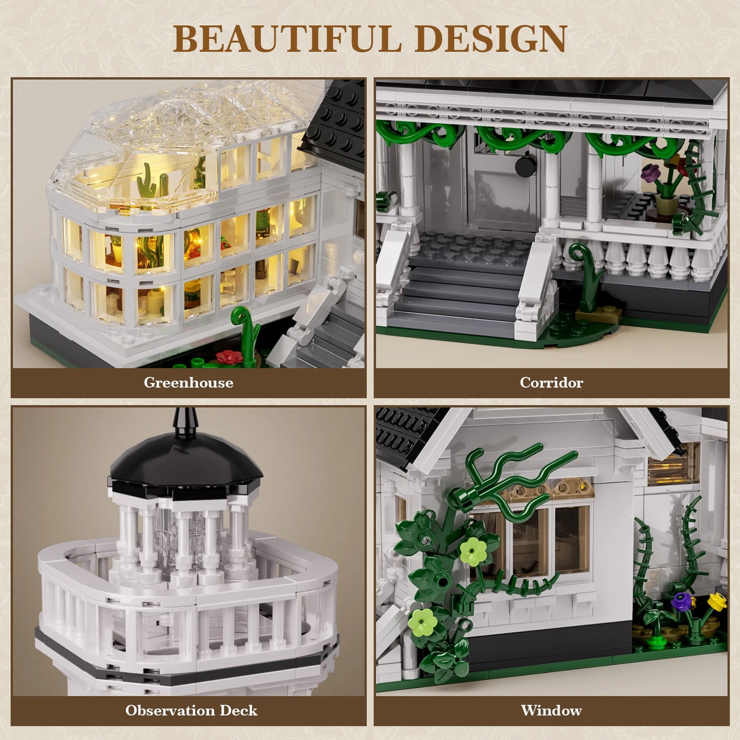 Magic House Blocks Set Compatible With Lego Building Toys