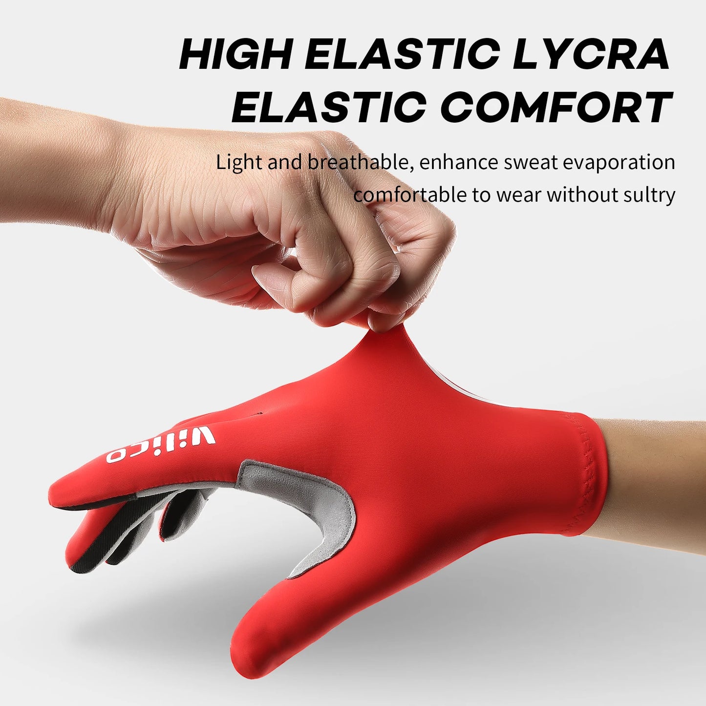 Vilico Professional Outdoor Cycling Gloves With Touch Screen Shock Absorption