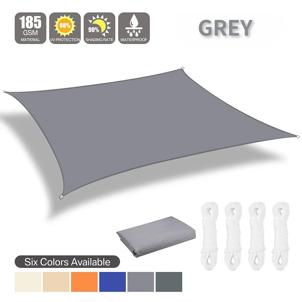 Waterproof Shade Sail Sun Shelter For Outdoor Patio Garden