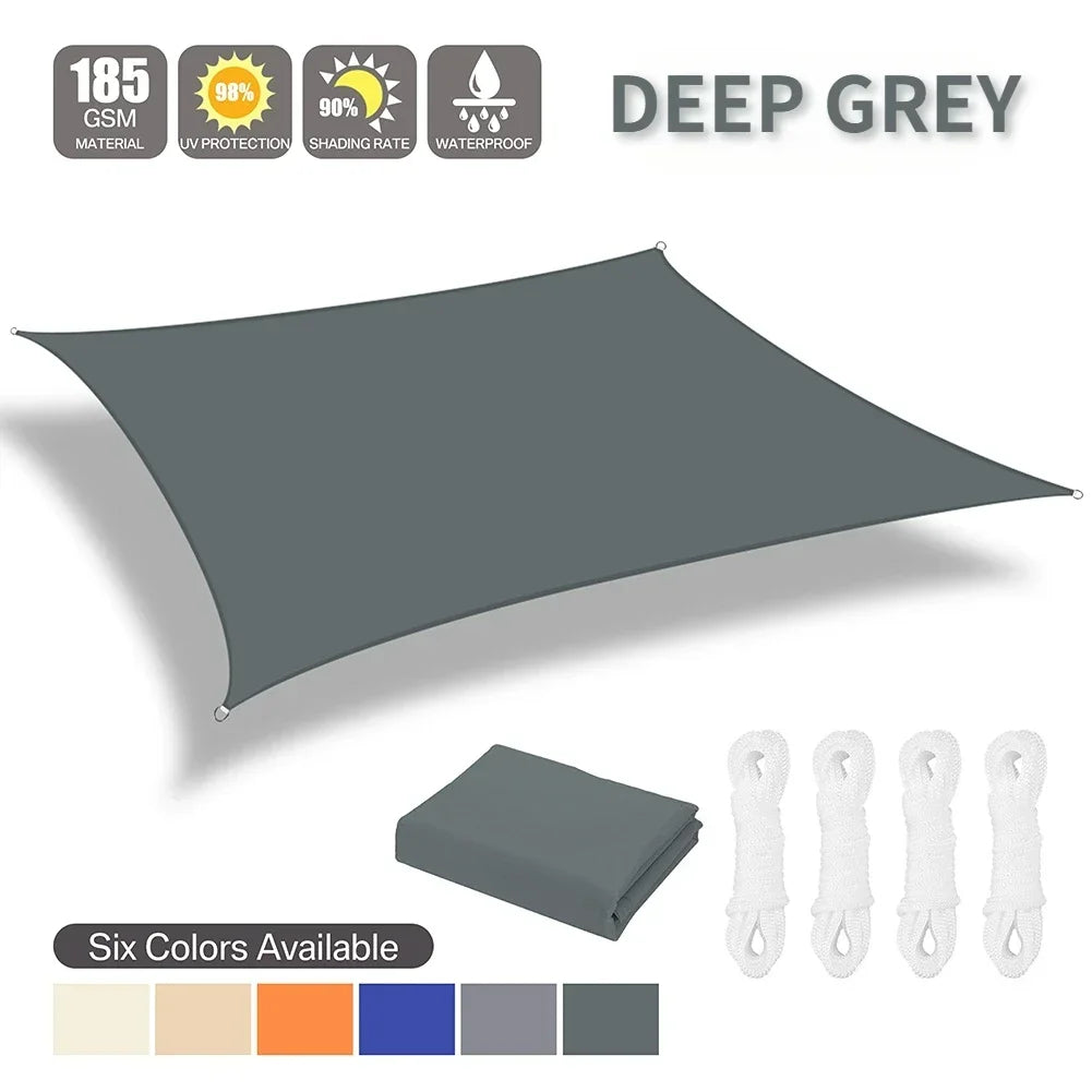 Waterproof Shade Sail Sun Shelter For Outdoor Patio Garden