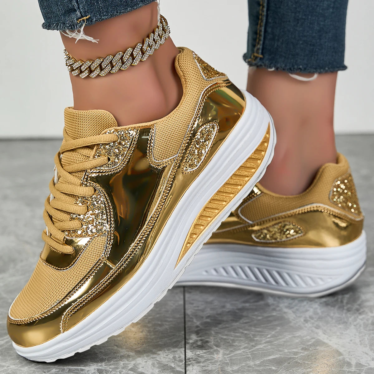 Women Orthopedic Sneakers Walking Shoes Lightweight Casual Running Shoes