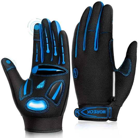 MOREOK Racing Gloves Breathable MTB Cycling Non Slip Touch Screen