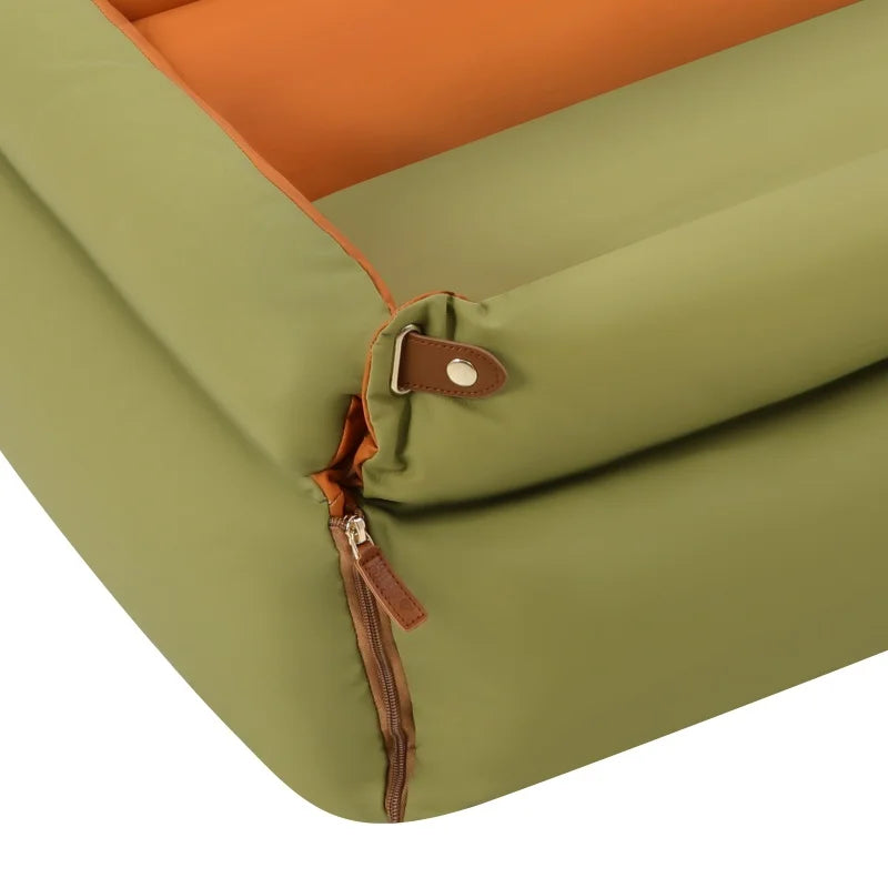 Foldable Travel Pet Car Seat Bed Anti Slip For Vehicle