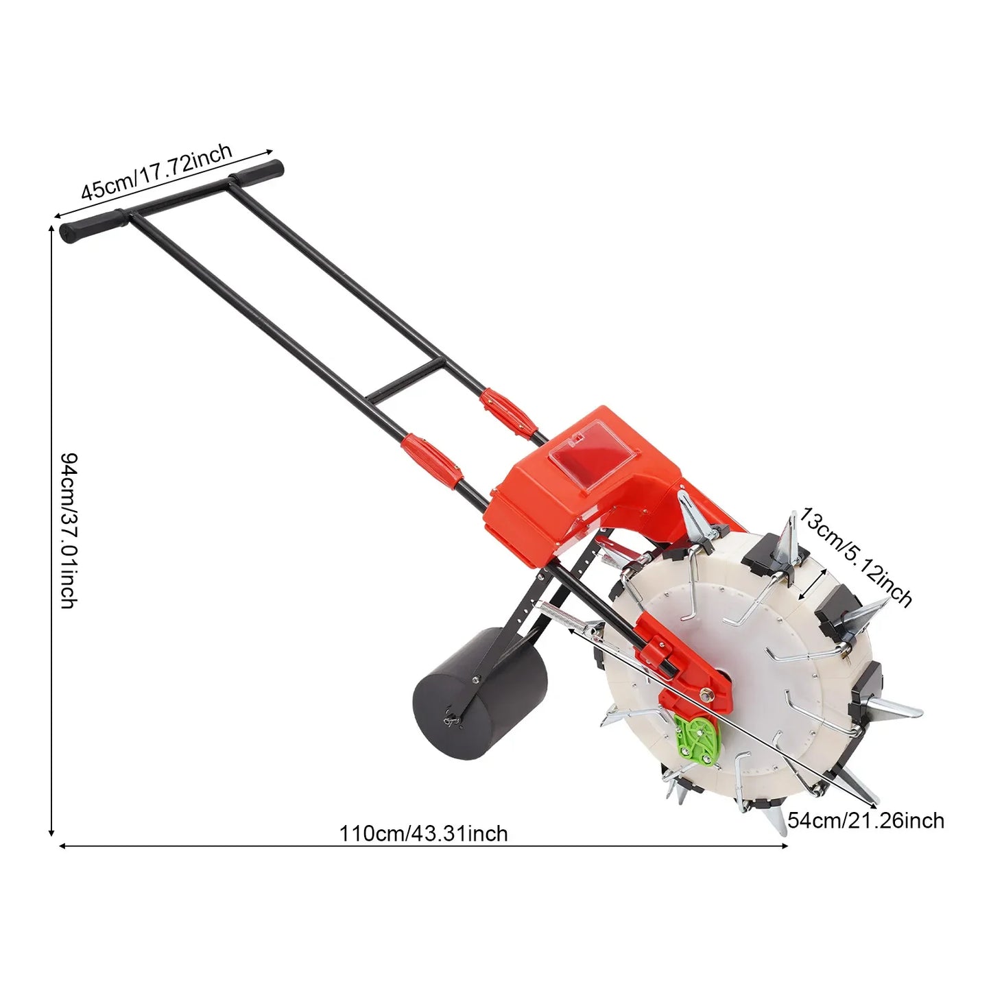 Manual Seed Planter Handheld Seeder for Garden Precision Spreader