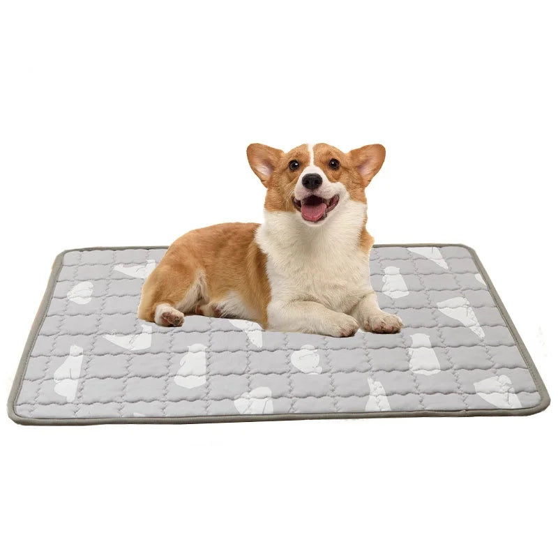 Pet Cooling Mat for Dogs and Cats Ice Silk Moistureproof
