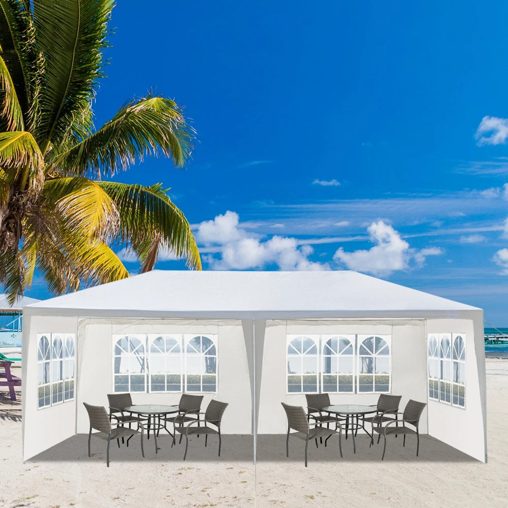 Outdoor Party Tent With Removable Sidewalls Waterproof Canopy Gazebo