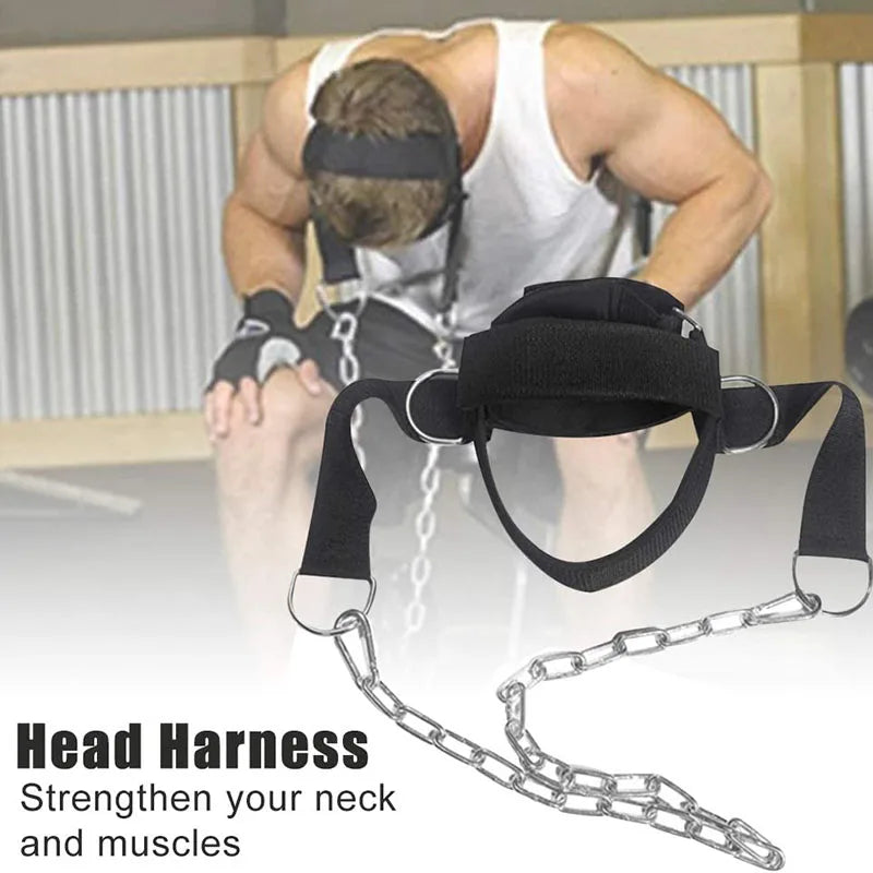 Head Harness Neck Strap For Weight Lifting And Gym Training