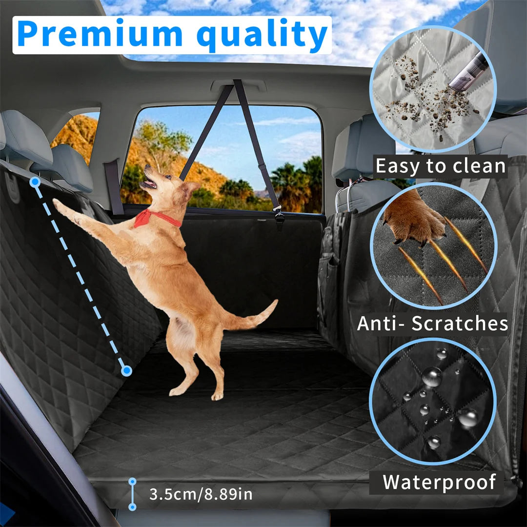 BINGOPAW Waterproof Dog Car Seat Cover Seat Extender Hammock