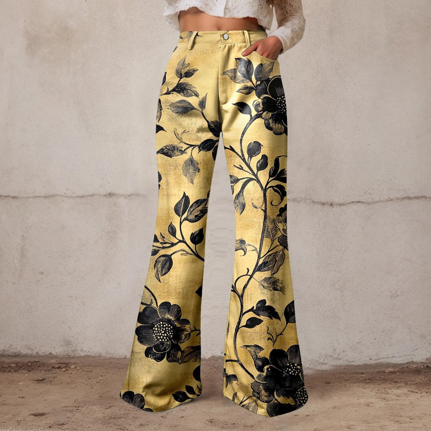 Baggy High Waist Wide Leg Denim Jeans For Women Vintage