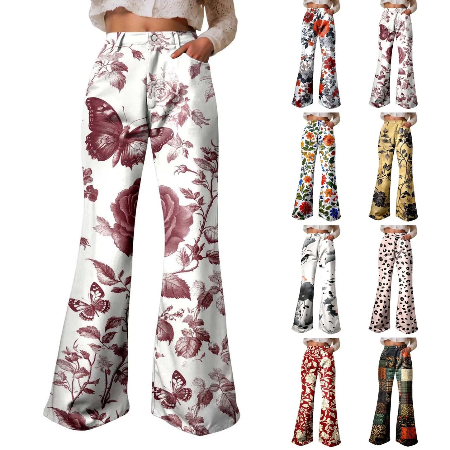 Baggy High Waist Wide Leg Denim Jeans For Women Vintage