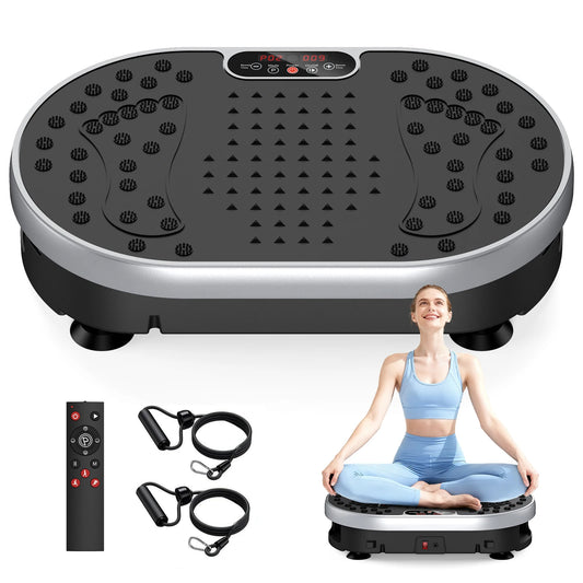 HTM Vibration Plate Exercise Machine 120 Speed Levels 9 Programs