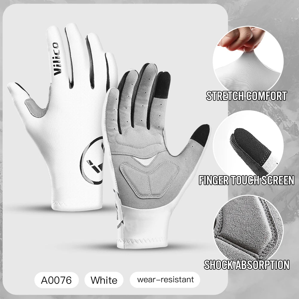 Vilico Professional Outdoor Cycling Gloves With Touch Screen Shock Absorption