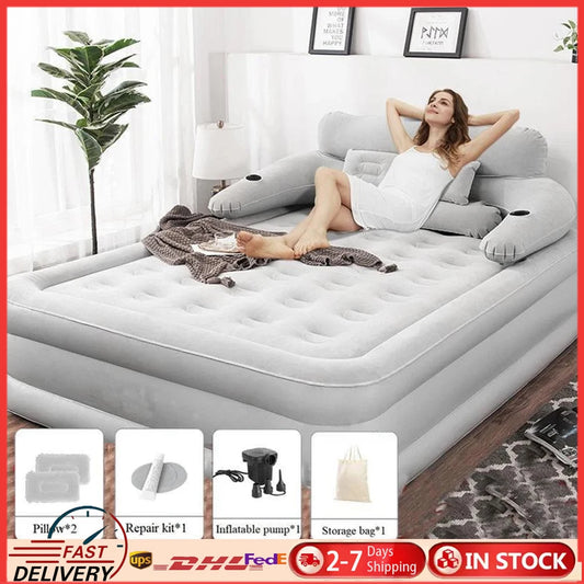 Air Mattress Sofa Bed for Outdoor and Indoor Camping Couch