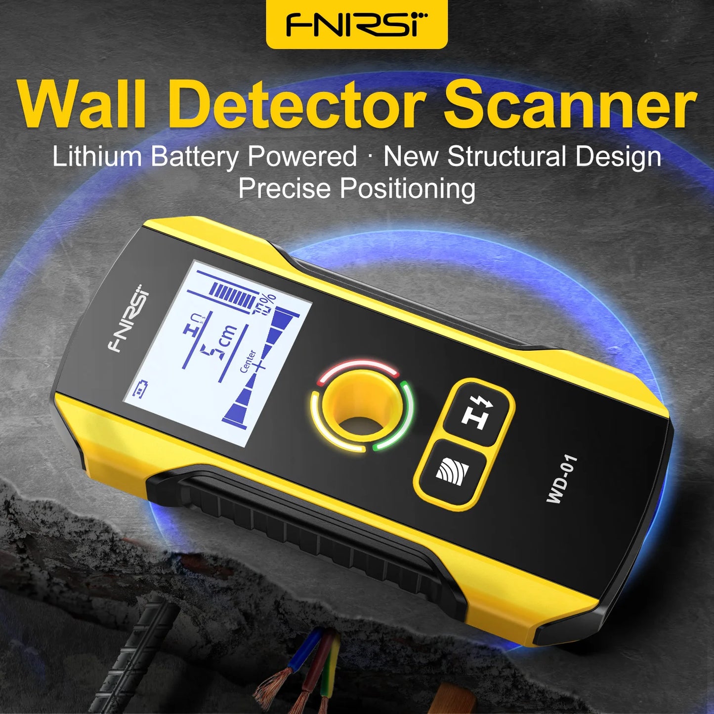 FNIRSI WD01 WD02 Metal Detector Wall Scanner For Studs And Wires