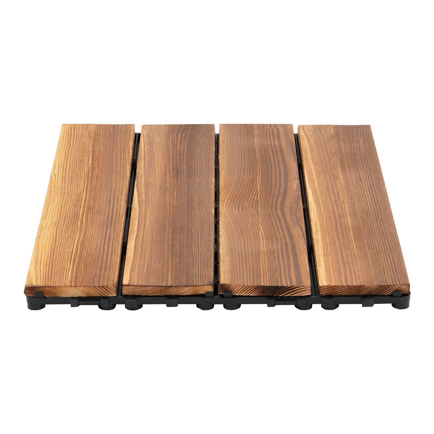 Wood Plastic Composite Patio Deck Tiles Interlocking Outdoor Waterproof