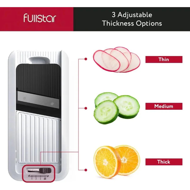 All In One Vegetable Chopper Mandoline Slicer Cheese Grater