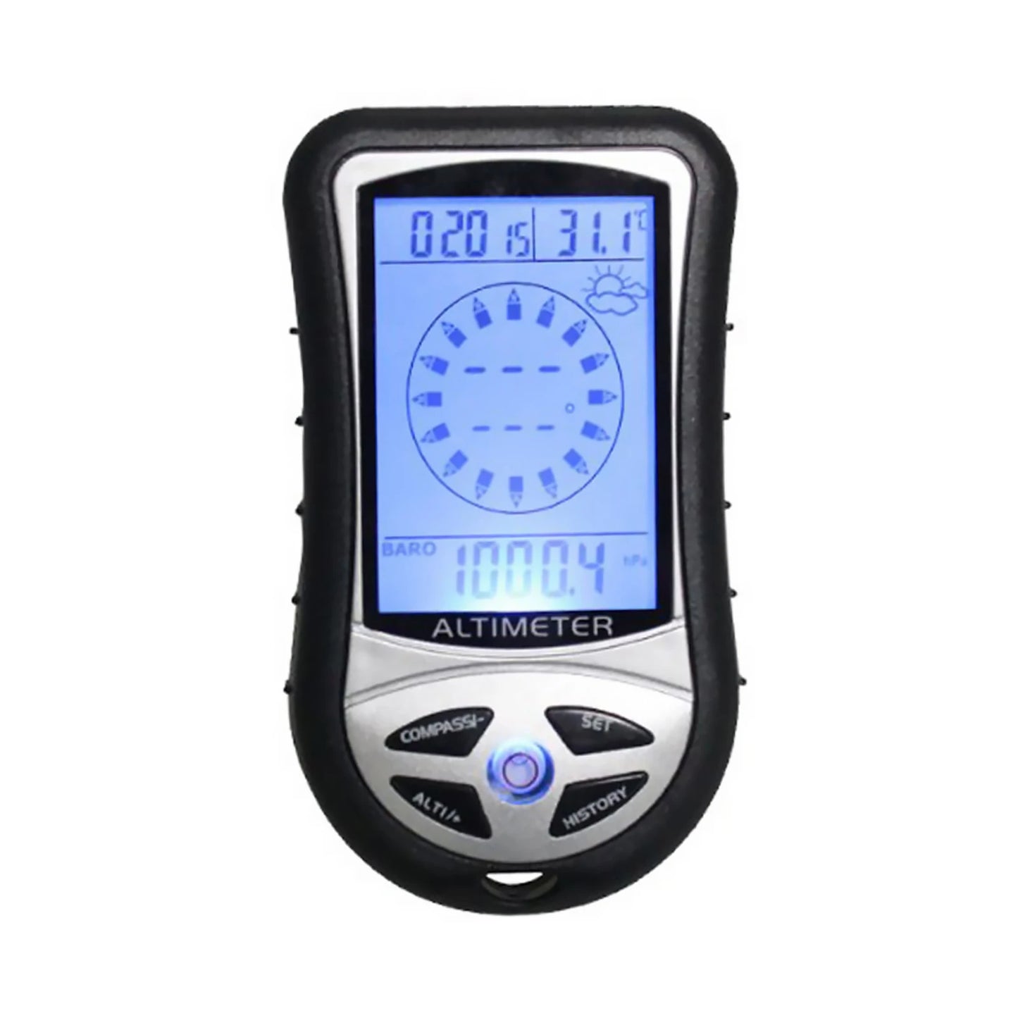 8 In 1 Handheld Digital Altimeter Compass Thermometer Barometer Backlight