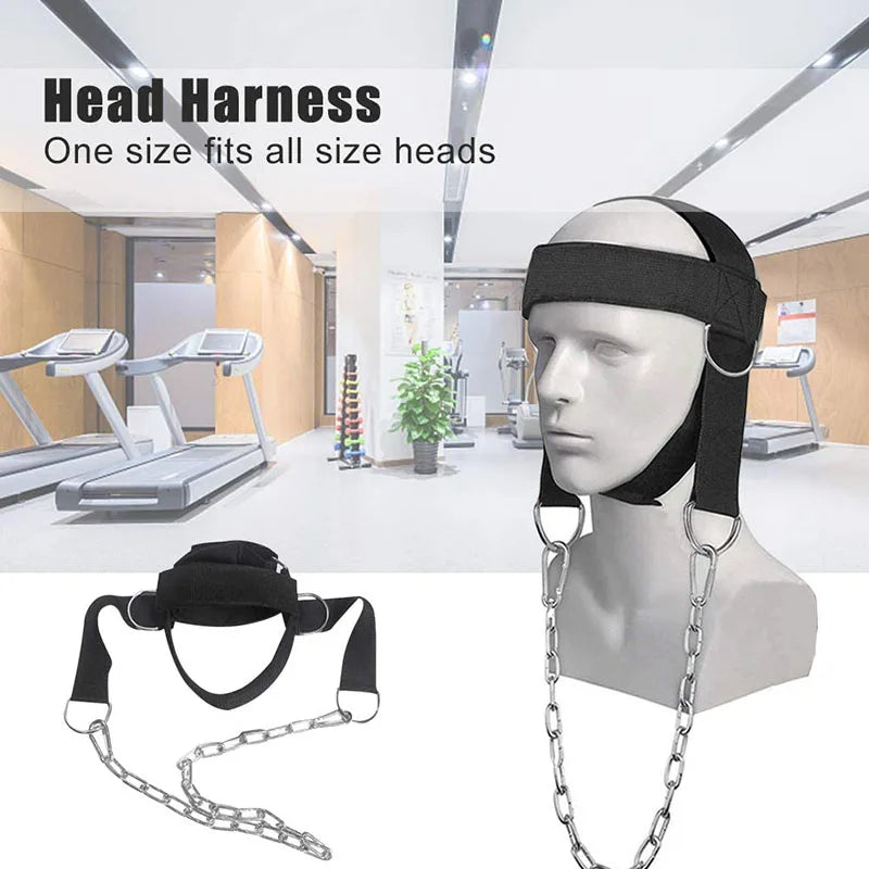 Head Harness Neck Strap For Weight Lifting And Gym Training
