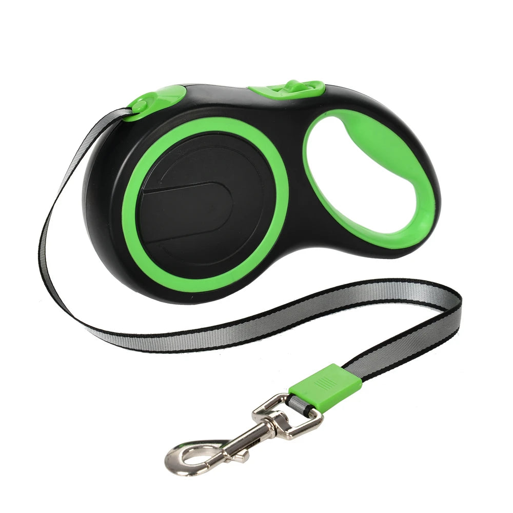 Retractable Dog Leash With Quick Release And Adjustable Nylon