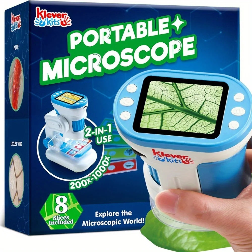 Joyfy 2in1 Handheld 1000X HD Microscope With LED Screen