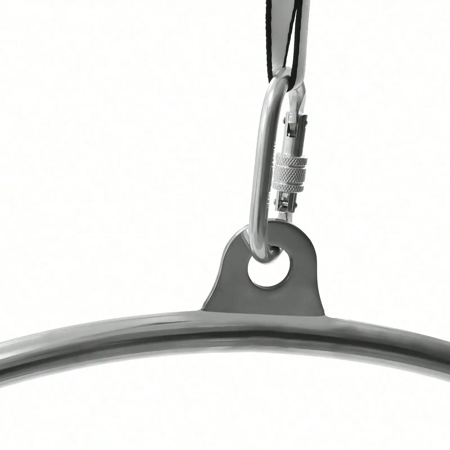 Aerial Lyra Hoop Gymnastic Ring Stainless Steel 350Kg Weight Capacity