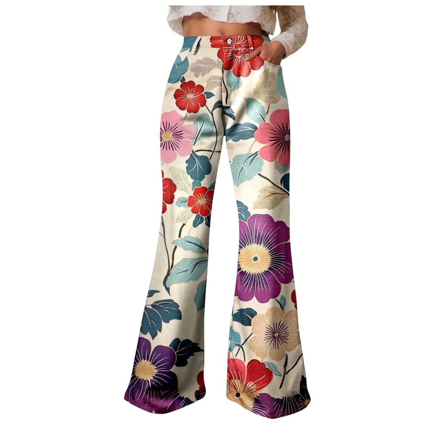 Baggy High Waisted Wide Leg Boyfriend Jeans Women Denim Vintage