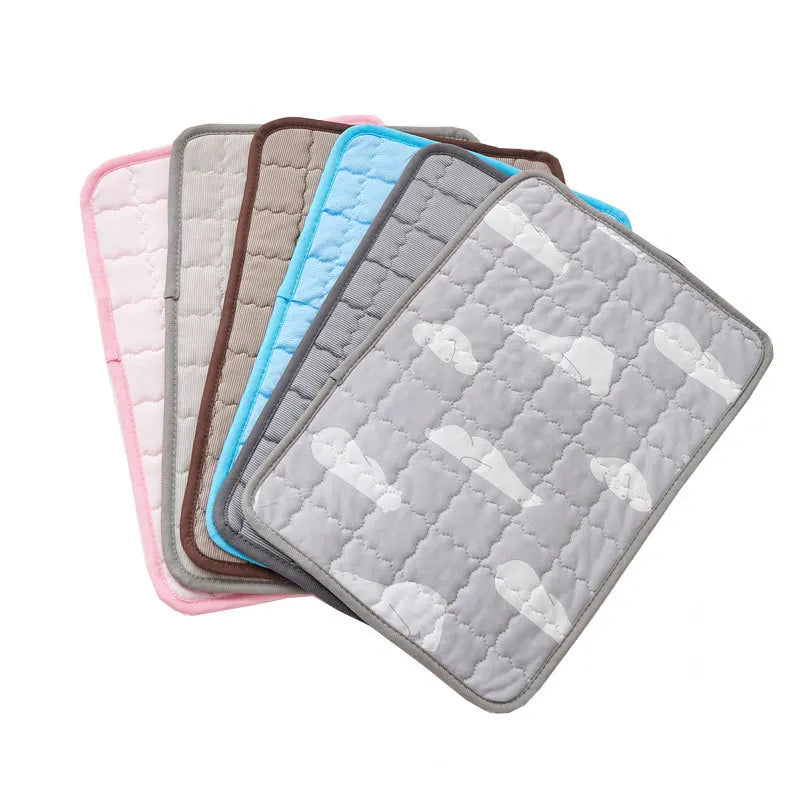 Pet Cooling Mat for Dogs and Cats Ice Silk Moistureproof