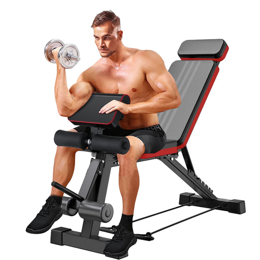 Foldable 7 Level Weight Bench for Full Body Strength Training