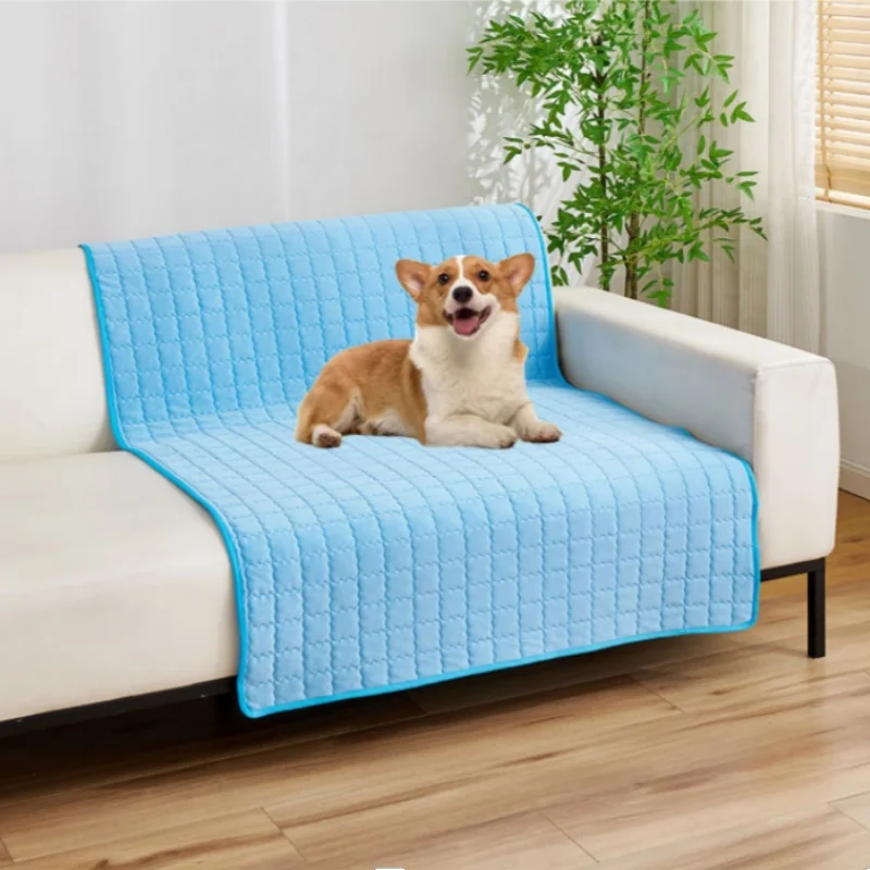 Pet Cooling Mat for Dogs and Cats Ice Silk Moistureproof