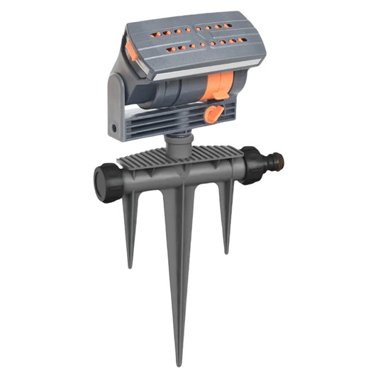 Oscillating Lawn Sprinkler 16 Nozzles Adjustable Flow