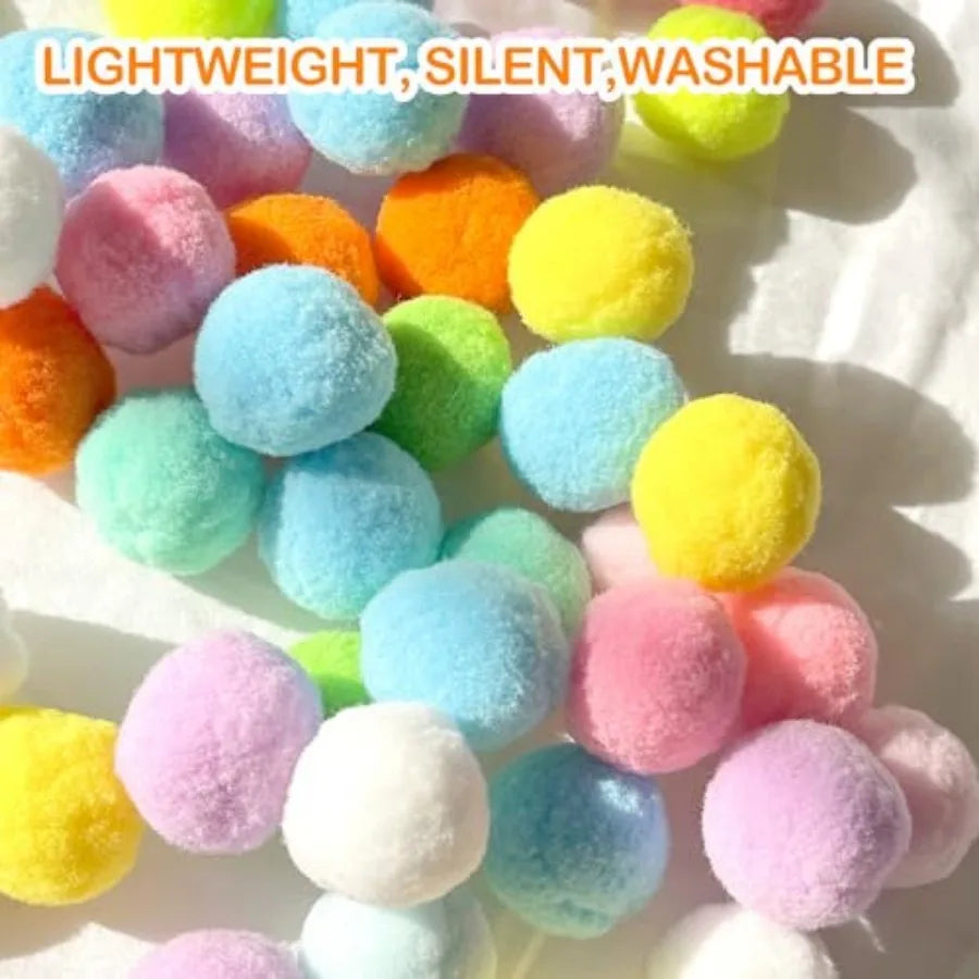 Cat Ball Toy Launcher Gun Three Pack Fetch Toy With Plush Fuzzy Balls