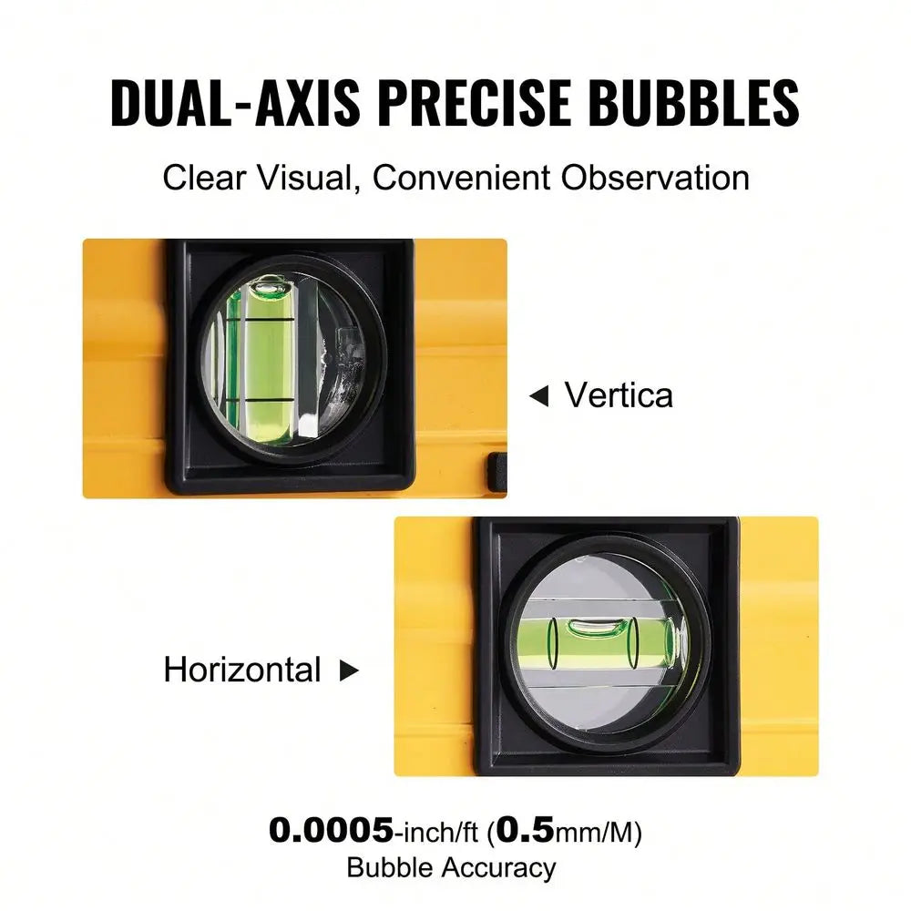 Torpedo Level With LED Backlit Screen 0-360 Degree Scale