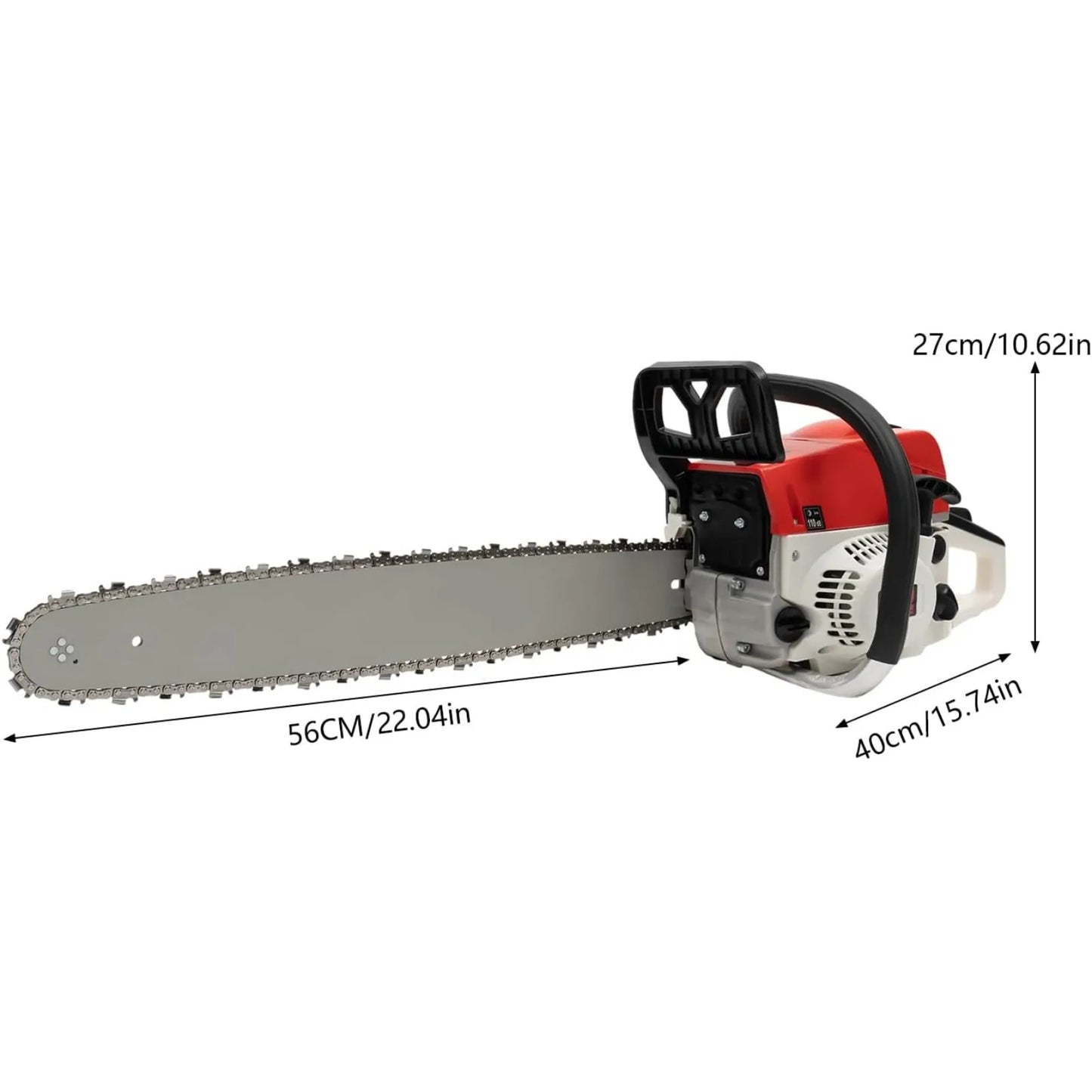 Gas Powered Chainsaw 52cc Lightweight Portable Wood Cutting Tool