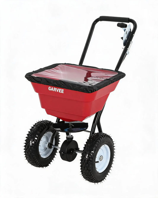 80 Lbs Capacity Push Broadcast Spreader Heavy Duty For Lawns