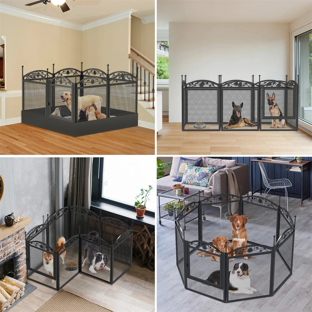BINGOPAW Heavy Duty Dog Playpen DIY Outdoor Indoor Waterproof Pad