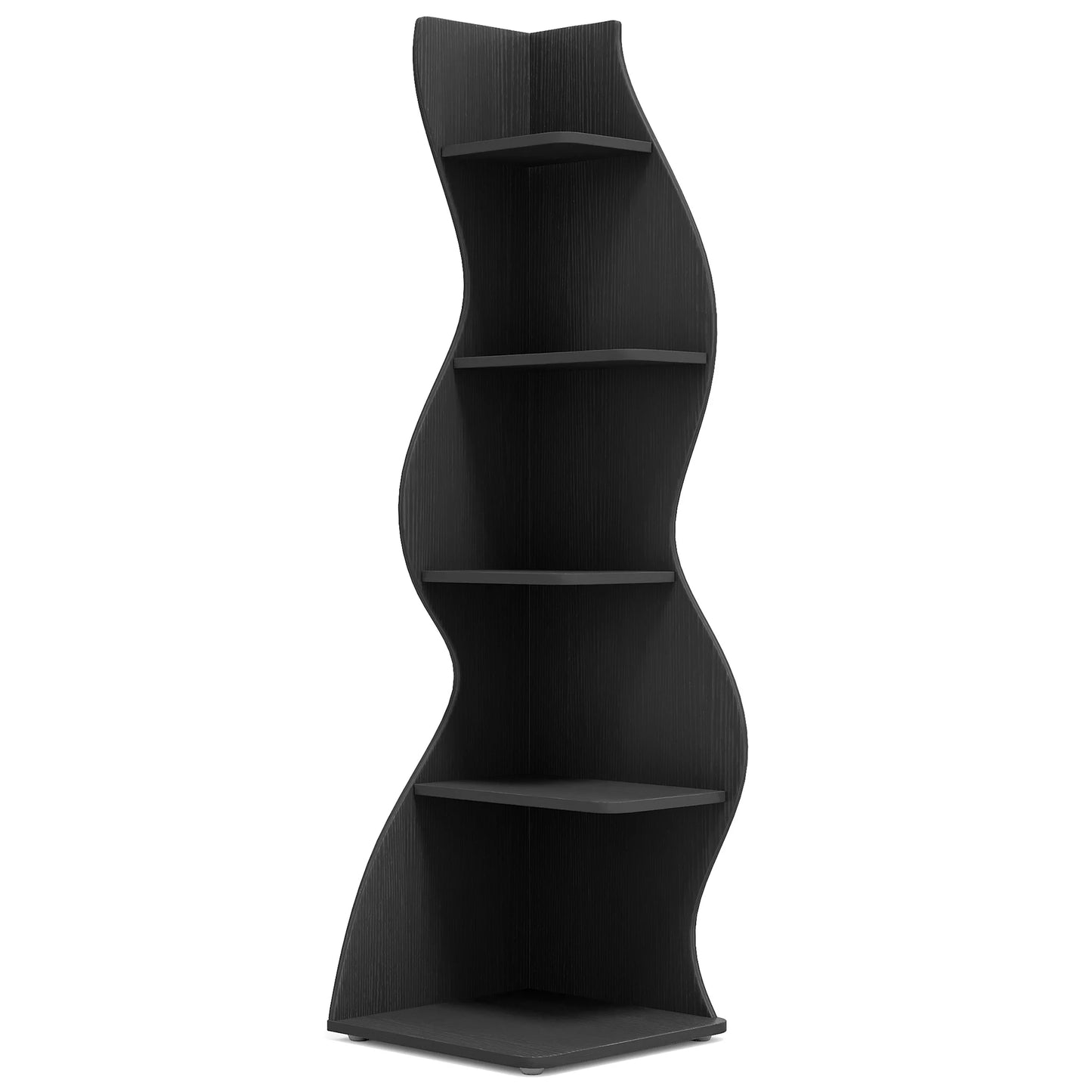 Tribesigns Five Tier Corner Shelf Wall Bookshelf Plant Stand