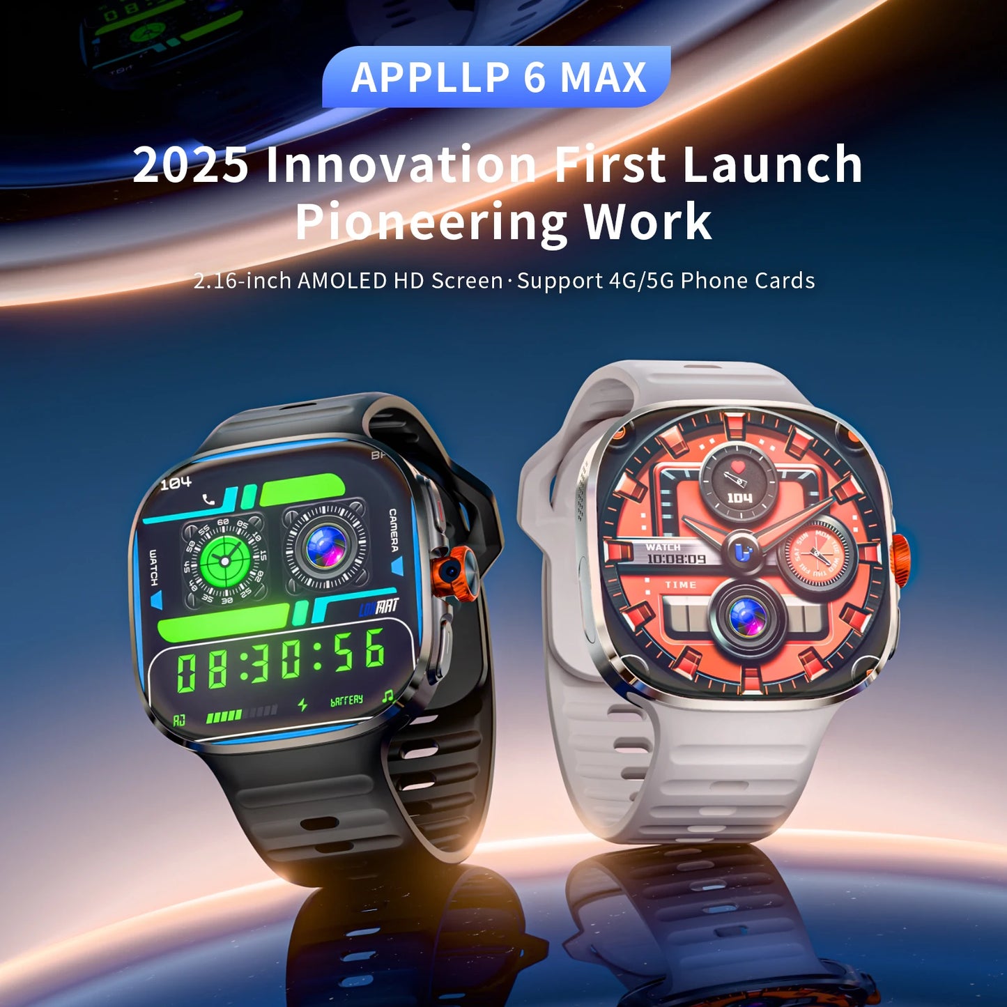 LOKMAT APPLLP 6 MAX Android Smartwatch With AI Translation Camera